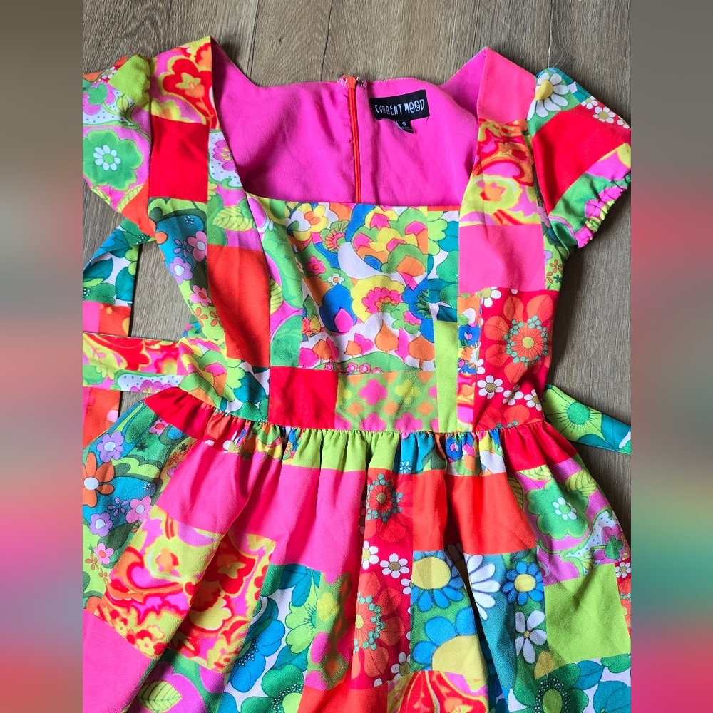 Current Mood Patchwork Dress - image 2